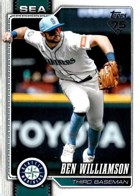 2026 Topps #226 Ben Williamson NM-MT Seattle Mariners Baseball Card