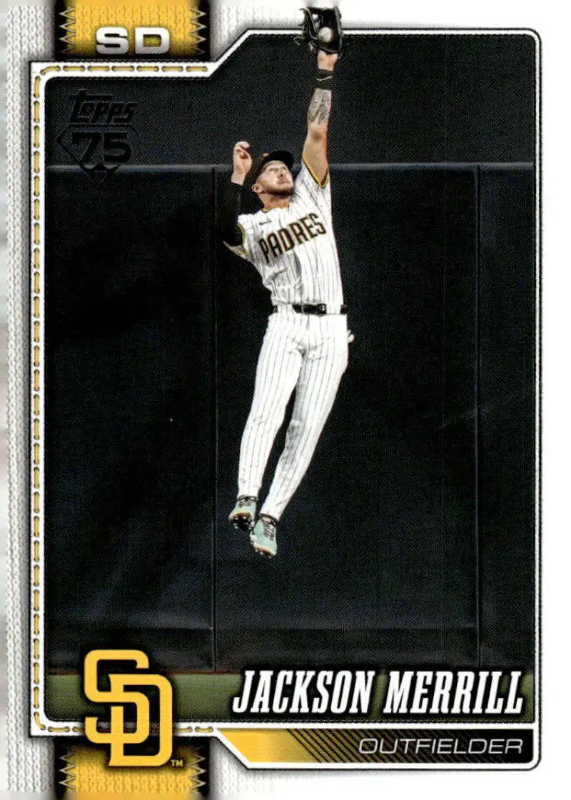 2026 Topps #229 Jackson Merrill NM-MT San Diego Padres Baseball Card