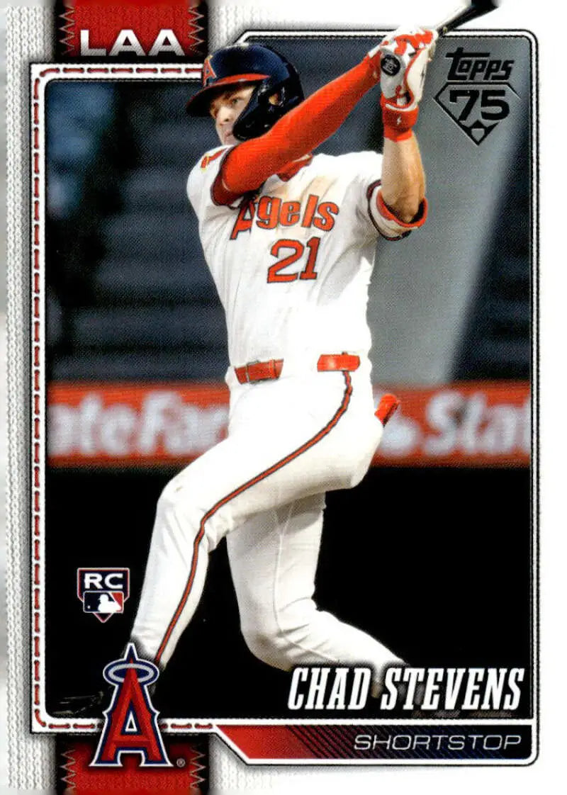 2026 Topps #232 Chad Stevens NM-MT RC Rookie Los Angeles Angels Baseball Card