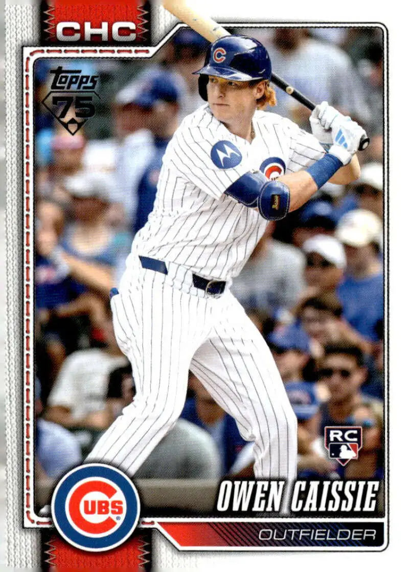 2026 Topps #233 Owen Caissie NM-MT RC Rookie Chicago Cubs Baseball Card
