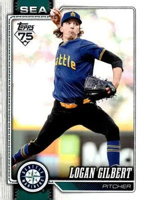 2026 Topps #235 Logan Gilbert NM-MT Mariners ID:81855 - Baseball Card Single