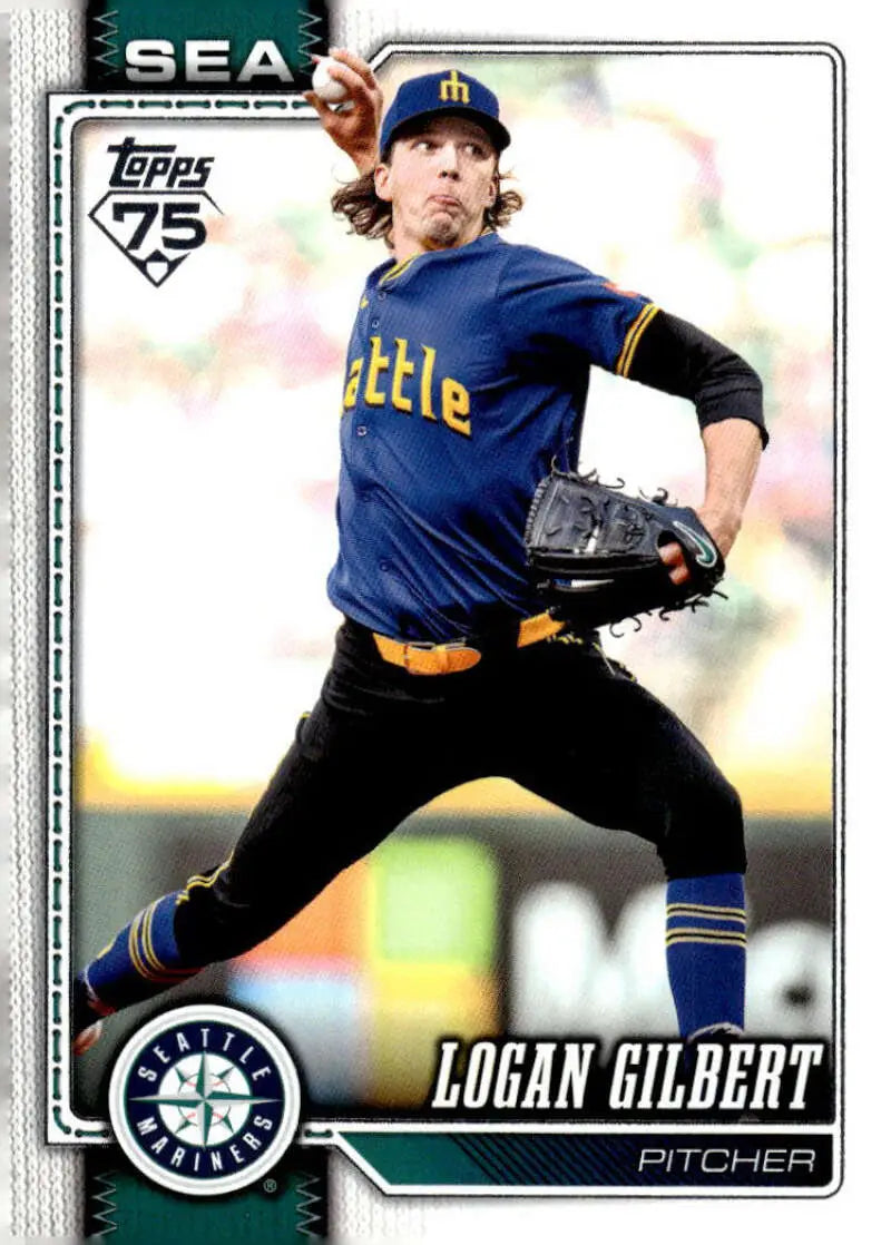 2026 Topps #235 Logan Gilbert NM-MT Seattle Mariners Baseball Card