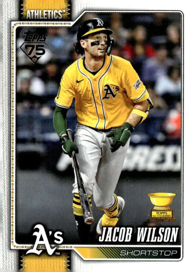 2026 Topps #240 Jacob Wilson NM-MT Athletics Baseball Card