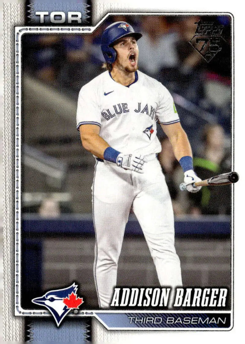 2026 Topps #241 Addison Barger NM-MT Toronto Blue Jays Baseball Card