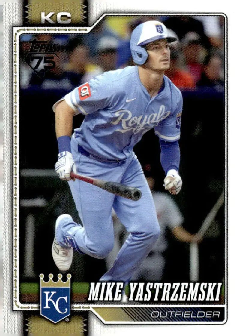 2026 Topps #242 Mike Yastrzemski NM-MT Kansas City Royals Baseball Card