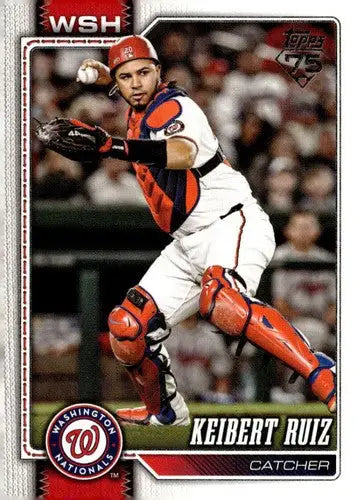 2026 Topps #245 Keibert Ruiz NM-MT Nationals ID:81861 - Baseball Card Single