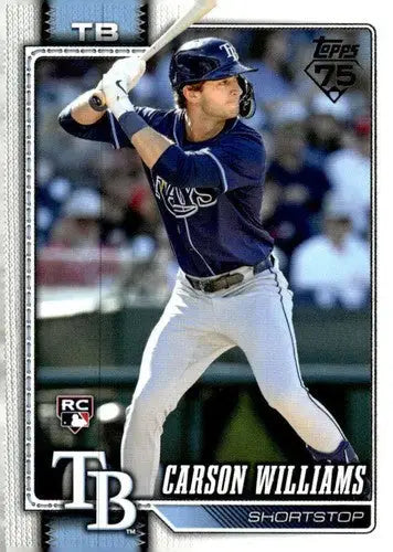 2026 Topps #25 Carson Williams NM-MT RC Rookie Rays ID:81749 - Baseball Card Single