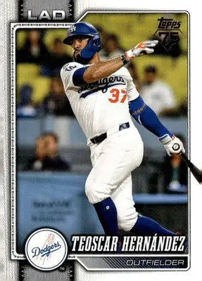 2026 Topps #251 Teoscar Hernandez NM-MT Dodgers ID:81867 - Baseball Card Single