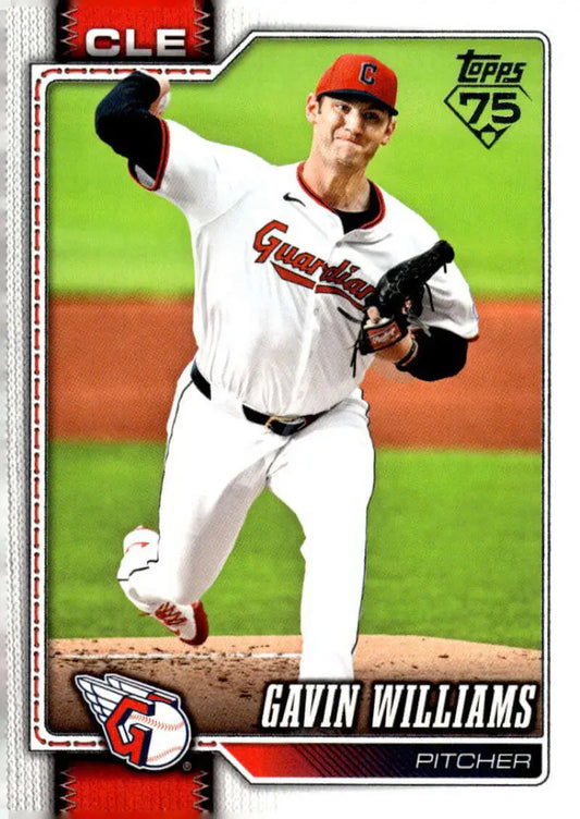 2026 Topps #254 Gavin Williams NM-MT Cleveland Guardians Baseball Card