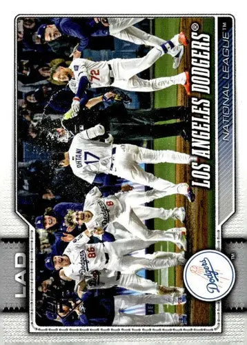 2026 Topps #256 Los Angeles Dodgers NM-MT Dodgers Team Card ID:81870 - Baseball Card Single