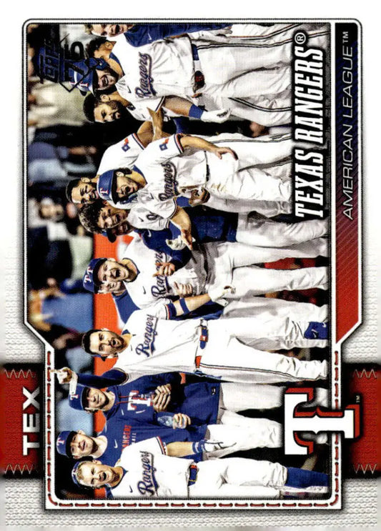 2026 Topps #258 Texas Rangers NM-MT Texas Rangers Baseball Card