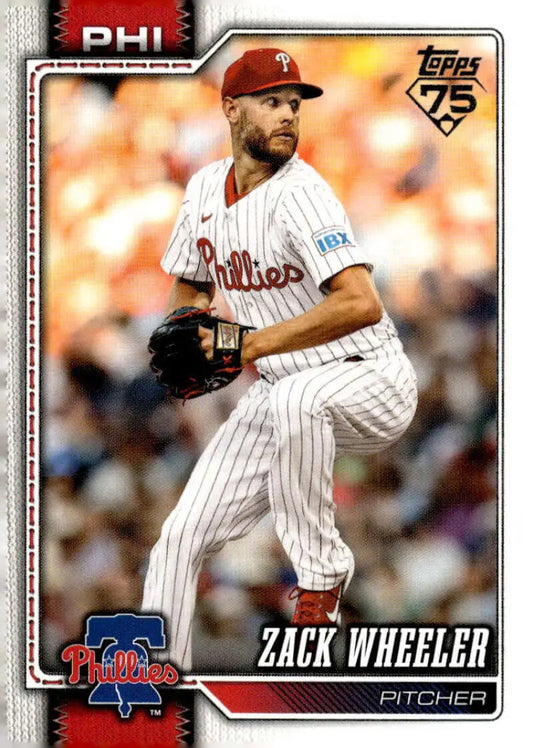 2026 Topps #261 Zack Wheeler NM-MT Philadelphia Phillies Baseball Card