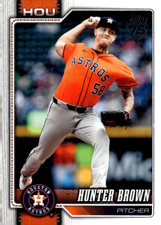 2026 Topps #264 Hunter Brown NM-MT Houston Astros Baseball Card