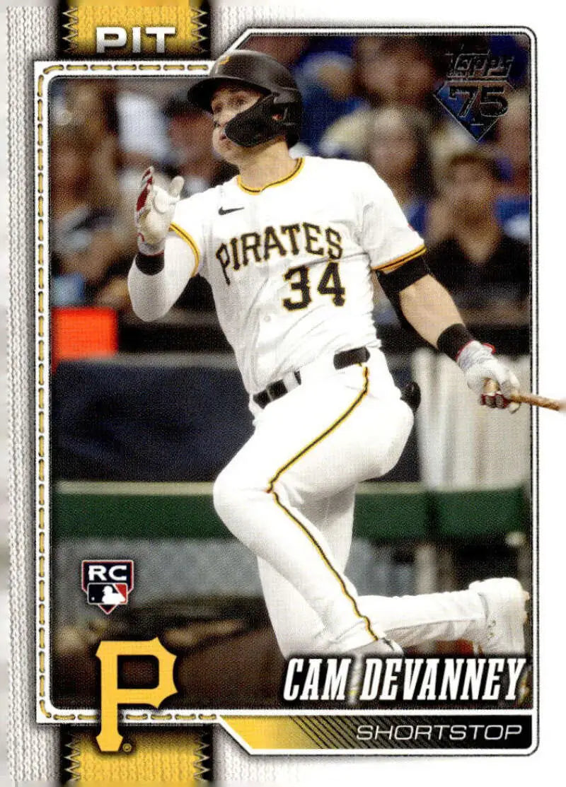 2026 Topps #268 Cam Devanney NM-MT RC Rookie Pittsburgh Pirates Baseball Card