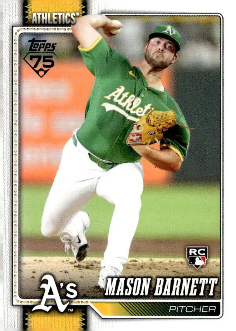 2026 Topps #273 Mason Barnett NM-MT RC Rookie Athletics Baseball Card