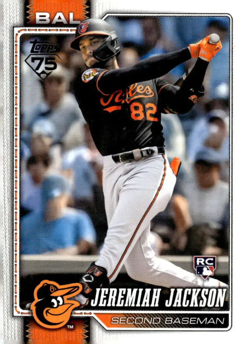 2026 Topps #277 Jeremiah Jackson NM-MT RC Rookie Baltimore Orioles Baseball Card