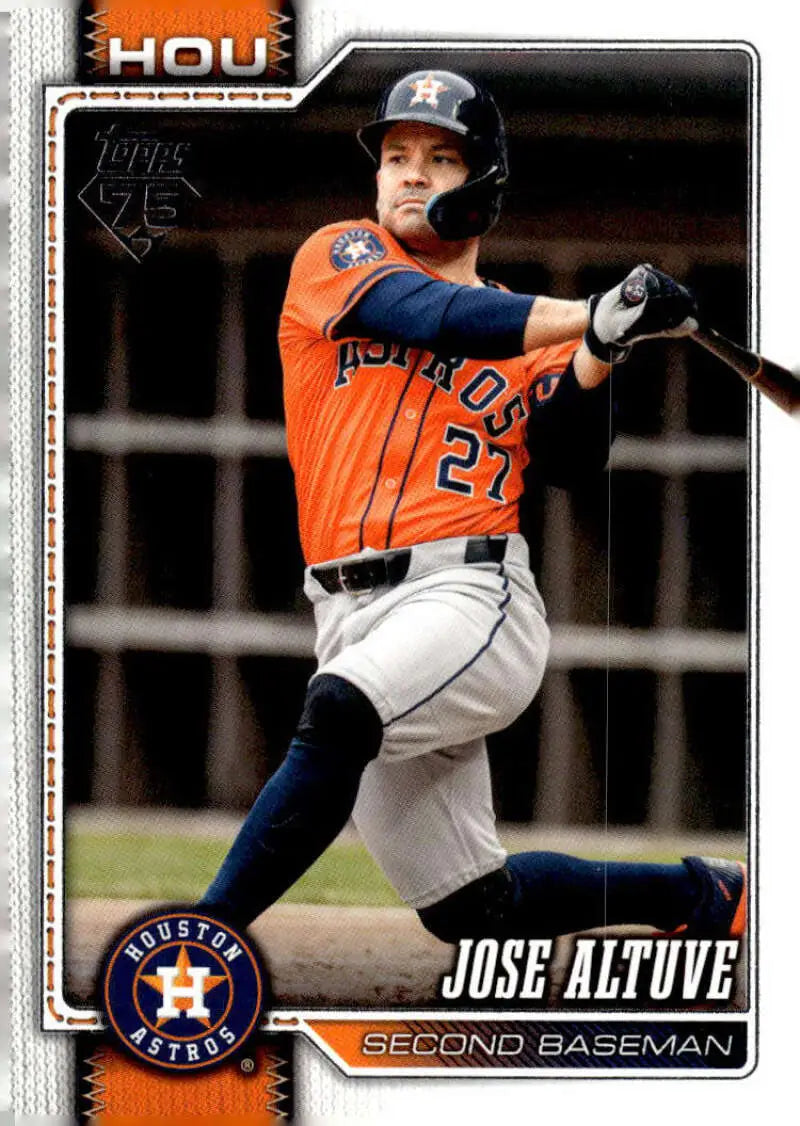 2026 Topps #278 Jose Altuve NM-MT Houston Astros Baseball Card