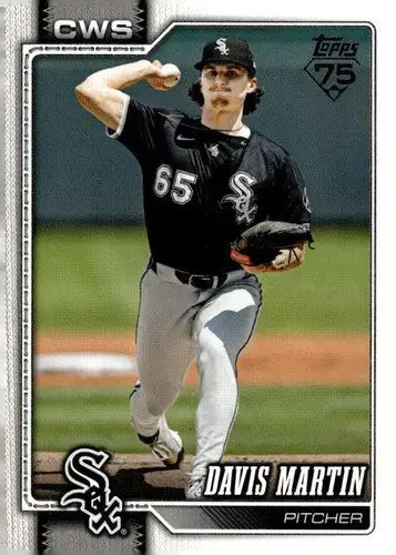 2026 Topps #281 Davis Martin NM-MT White Sox ID:81884 - Baseball Card Single