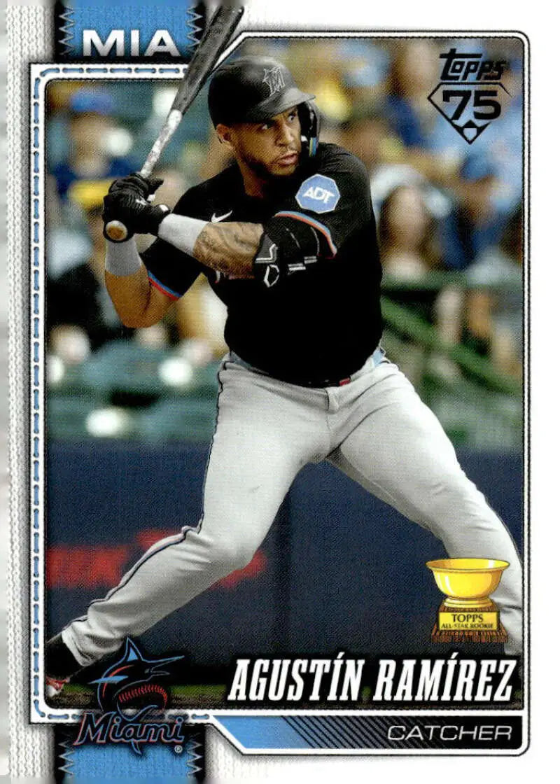 2026 Topps #287 Agustin Ramirez NM-MT Miami Marlins Baseball Card