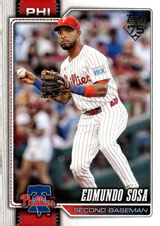 2026 Topps #289 Edmundo Sosa NM-MT Philadelphia Phillies Baseball Card