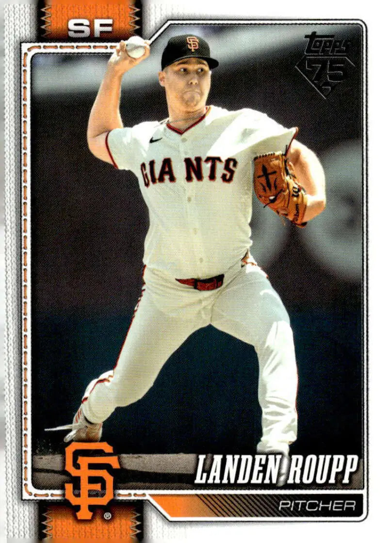 2026 Topps #29 Landen Roupp NM-MT San Francisco Giants Baseball Card