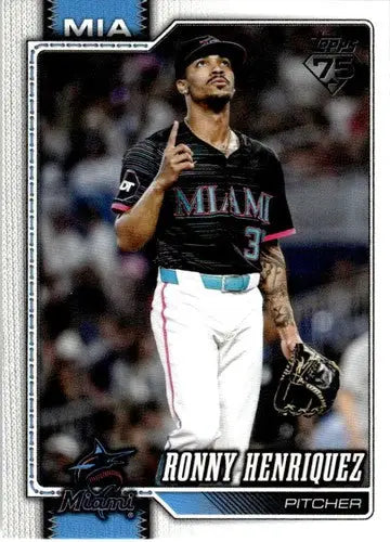 2026 Topps #290 Ronny Henriquez NM-MT Marlins ID:81887 - Baseball Card Single