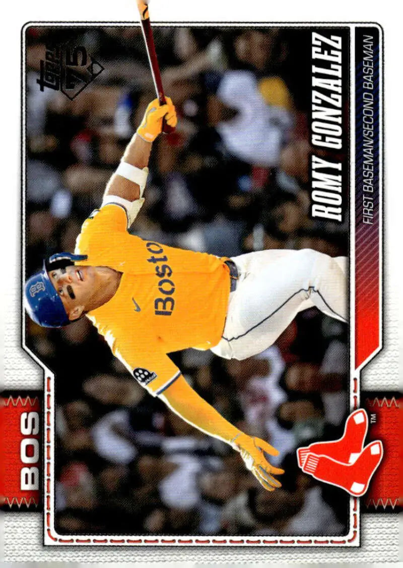 2026 Topps #294 Romy Gonzalez NM-MT Boston Red Sox Baseball Card