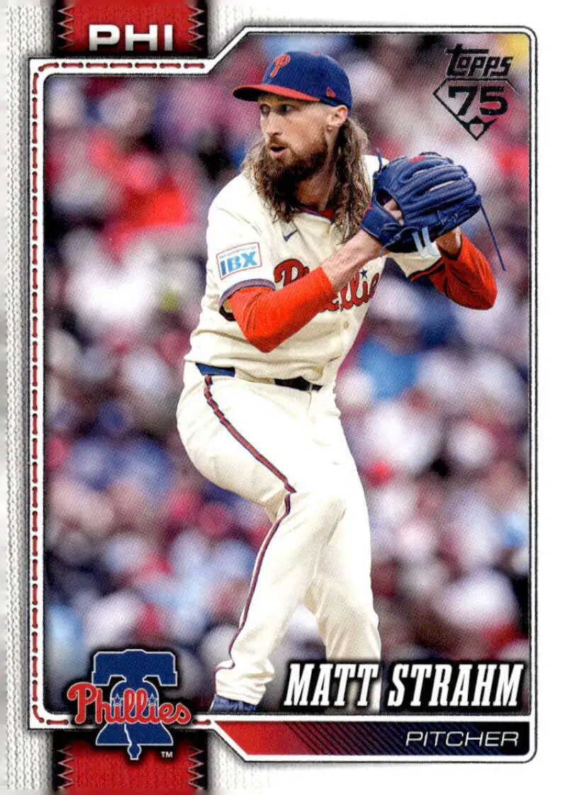 2026 Topps #298 Matt Strahm NM-MT Philadelphia Phillies Baseball Card