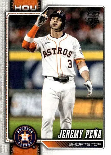 2026 Topps #307 Jeremy Pena NM-MT Astros ID:81895 - Baseball Card Single