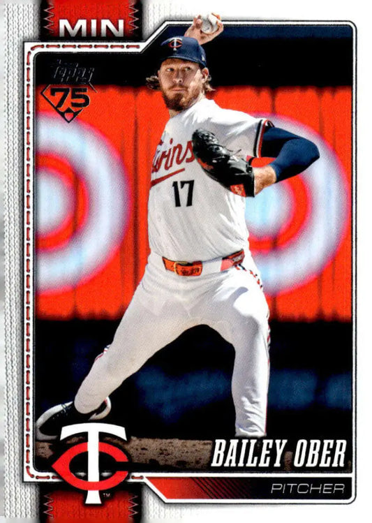 2026 Topps #31 Bailey Ober NM-MT Minnesota Twins Baseball Card