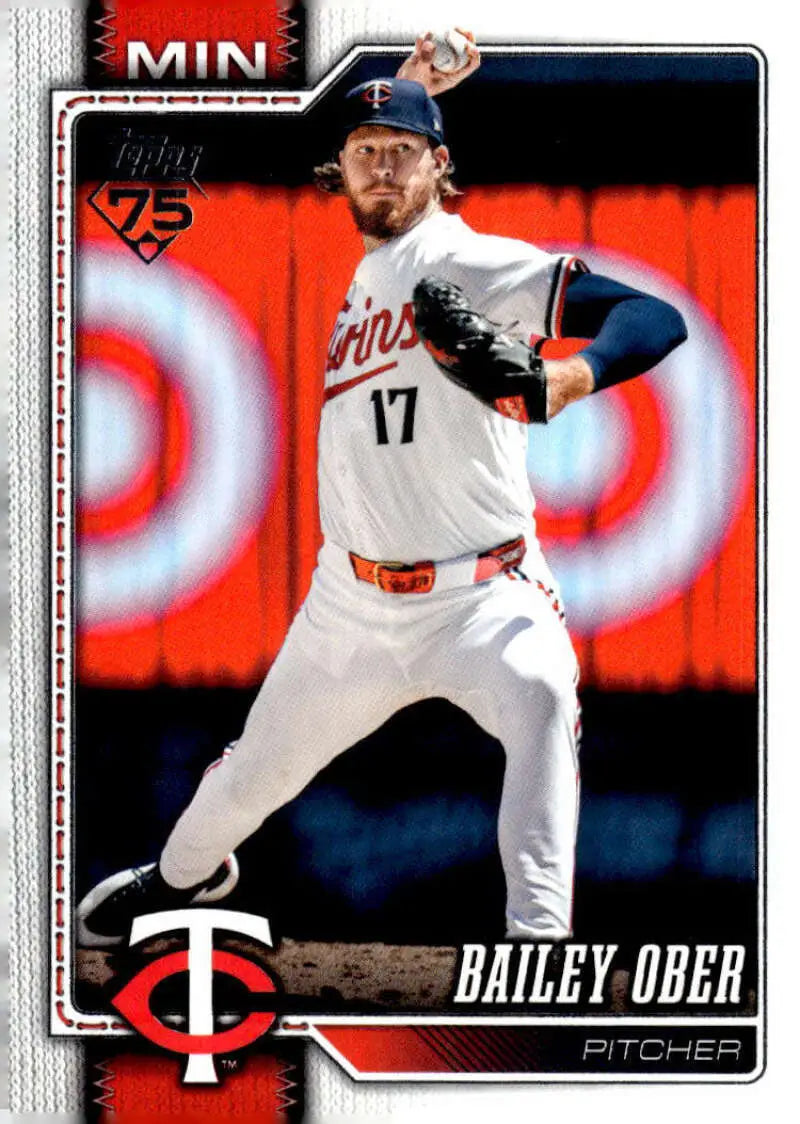 2026 Topps #31 Bailey Ober NM-MT Minnesota Twins Baseball Card