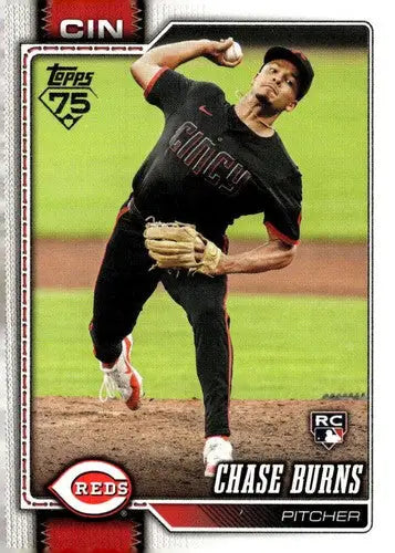 2026 Topps #312 Chase Burns NM-MT RC Rookie Reds ID:82243 - Baseball Card Single