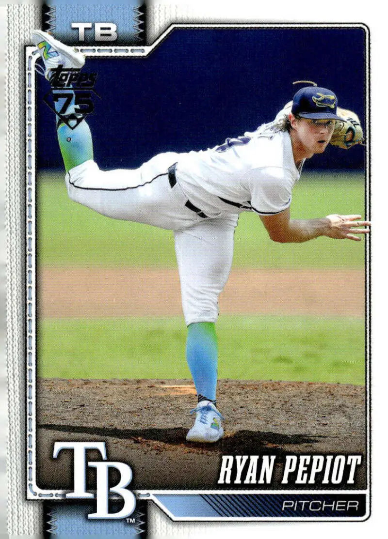 2026 Topps #313 Ryan Pepiot NM-MT Tampa Bay Rays Baseball Card