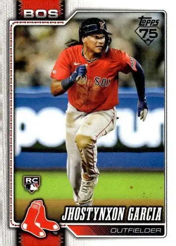 2026 Topps #316 Jhostynxon Garcia NM-MT RC Rookie Red Sox ID:81900 - Baseball Card Single