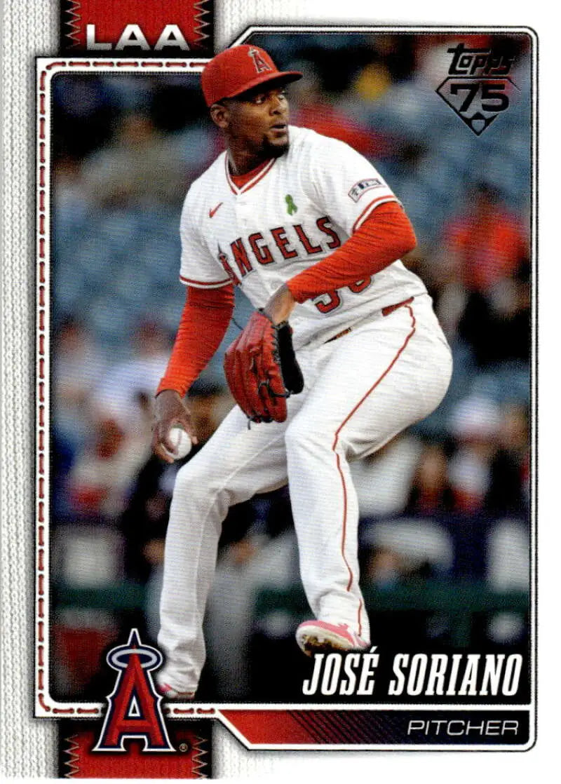 2026 Topps #319 Jose Soriano NM-MT Los Angeles Angels Baseball Card