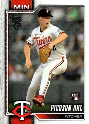 2026 Topps #321 Pierson Ohl NM-MT RC Rookie Twins ID:81903 - Baseball Card Single