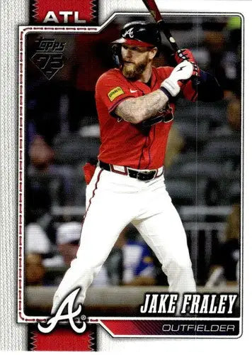 2026 Topps #323 Jake Fraley NM-MT Braves ID:81904 - Baseball Card Single