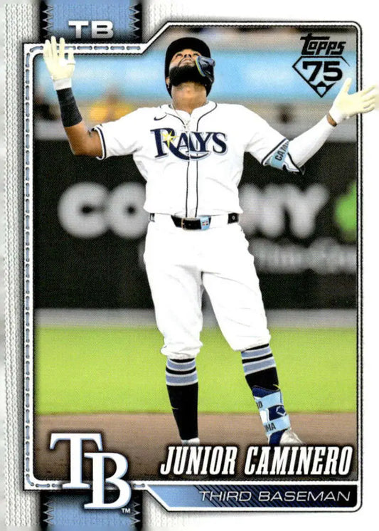 2026 Topps #328 Junior Caminero NM-MT Tampa Bay Rays Baseball Card