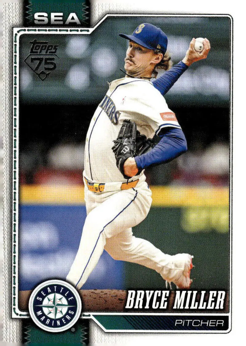 2026 Topps #331 Bryce Miller NM-MT Seattle Mariners Baseball Card