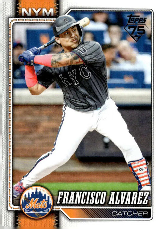 2026 Topps #337 Francisco Alvarez NM-MT New York Mets Baseball Card
