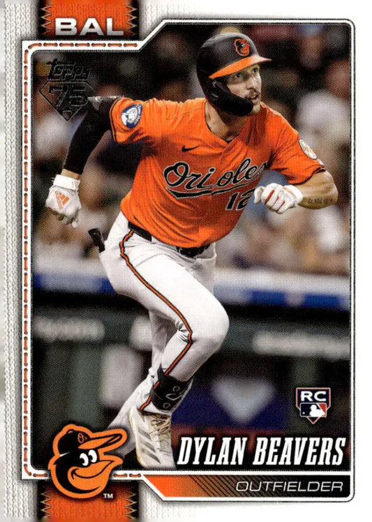 2026 Topps #339 Dylan Beavers NM-MT RC Rookie Baltimore Orioles Baseball Card