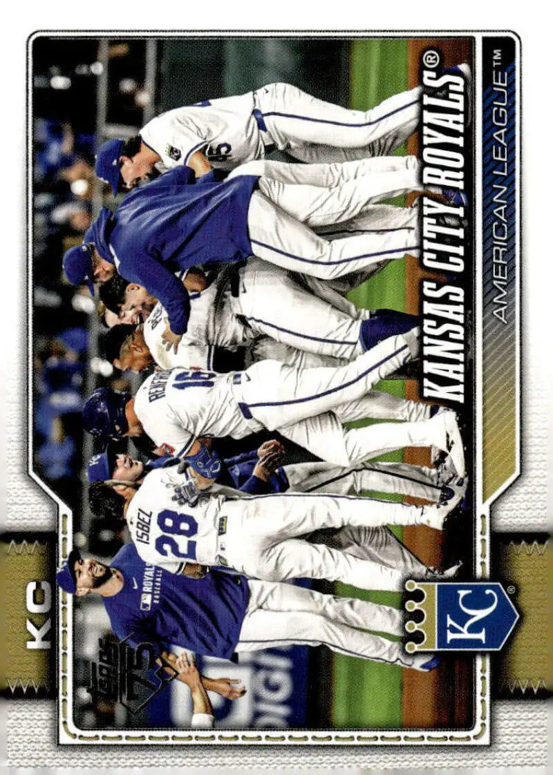 2026 Topps #34 Kansas City Royals NM-MT Kansas City Royals Baseball Card
