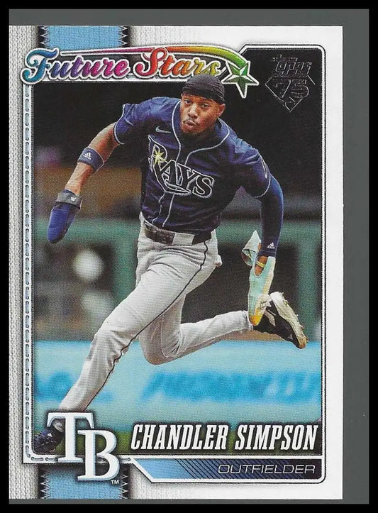 2026 Topps #342 Chandler Simpson Future Stars Tampa Bay Rays - Baseball Card Single