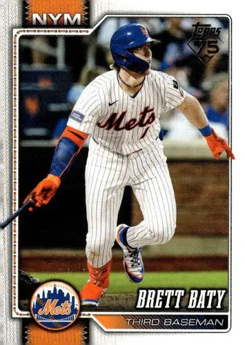 2026 Topps #347 Brett Baty NM-MT Mets ID:81917 - Baseball Card Single