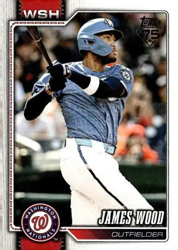 2026 Topps #349 James Wood NM-MT Nationals ID:81918 - Baseball Card Single