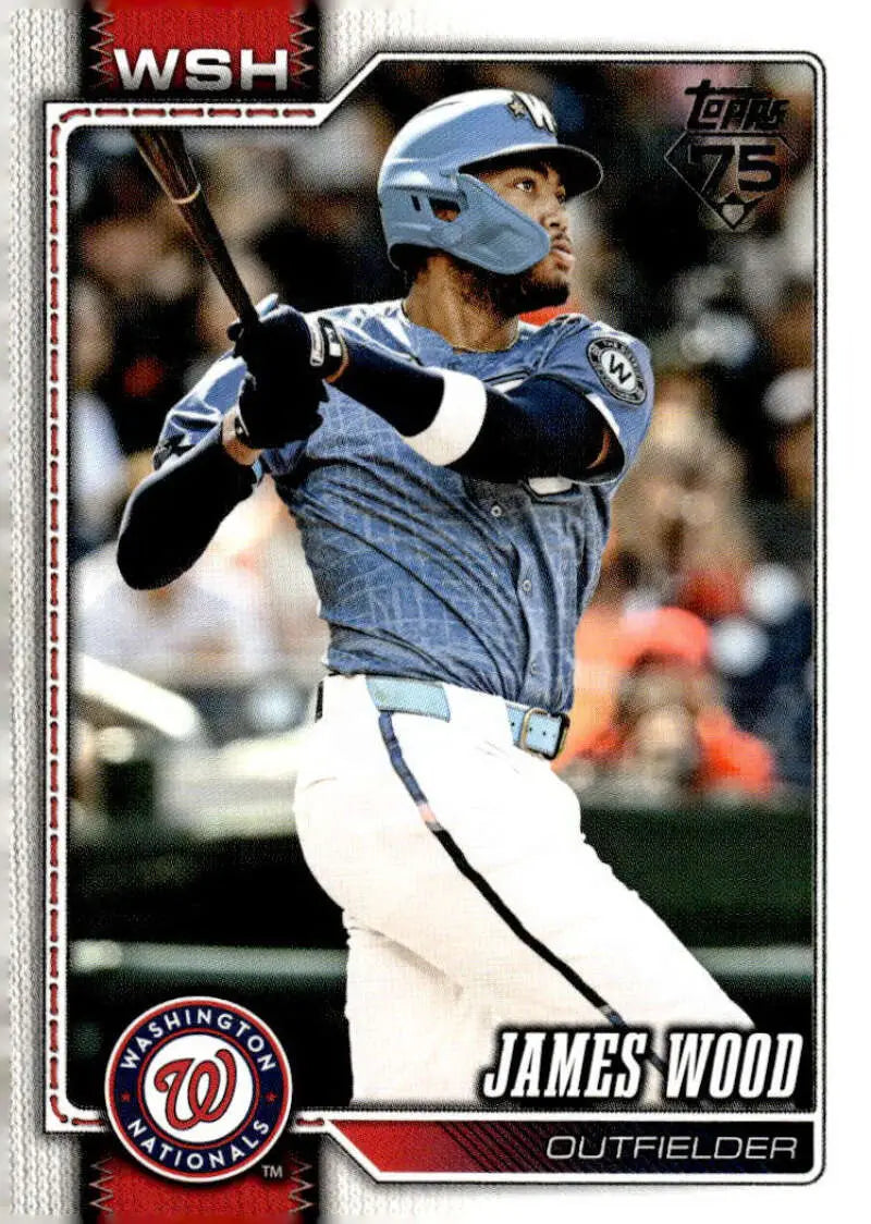 2026 Topps #349 James Wood NM-MT Washington Nationals Baseball Card