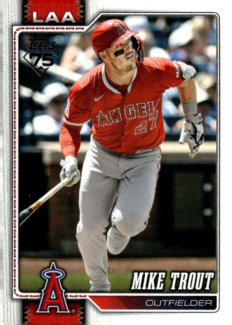 2026 Topps #350 Mike Trout NM-MT Los Angeles Angels Baseball Card