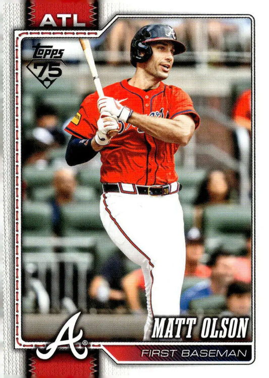 2026 Topps #39 Matt Olson NM-MT Atlanta Braves Baseball Card