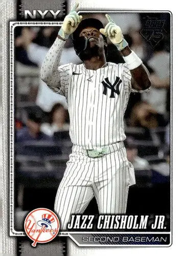 2026 Topps #393 Jazz Chisholm Jr. NM Near Mint Yankees ID:83270