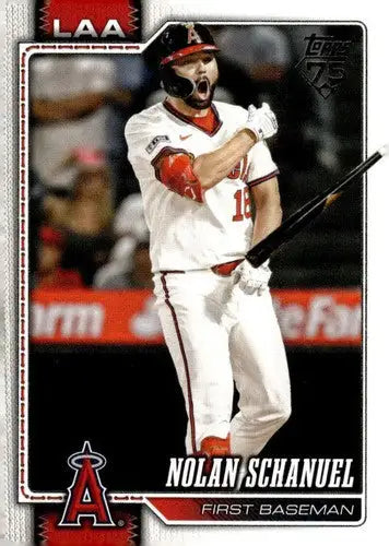 2026 Topps #43 Nolan Schanuel NM-MT Angels ID:81758 - Baseball Card Single